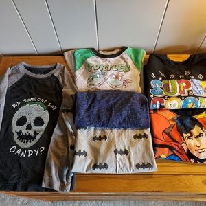 Boys 5t long sleeve shirts and sweatshirt lot